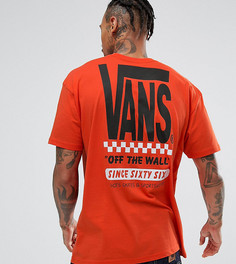 Оранжевая футболка с принтом на спине Vans эксклюзивно для ASOS - Оранжевый