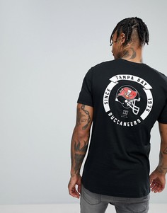 Футболка с принтом на спине New Era Tampa Bay Buccaneers - Черный