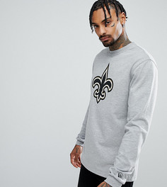 Лонгслив с принтом New Orleans Saints New Era эксклюзивно для ASOS - Серый