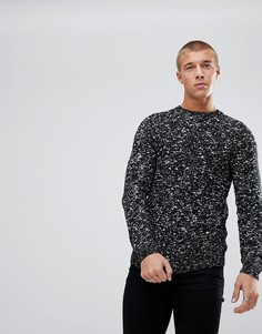 Черный меланжевый джемпер New Look - Черный