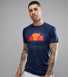 Темно-синяя футболка с логотипом Ellesse - Темно-синий