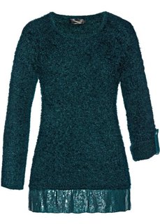 Пуловер (насыщенный зеленый) Bonprix