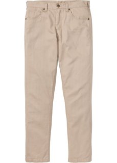 Прямые классические брюки, cредний рост (N) (бежевый) Bonprix
