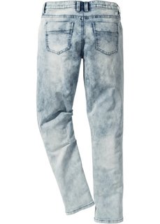 Трикотажные джинсы Skinny Fit Straight, длина (в дюймах) 32 (синий деним) Bonprix