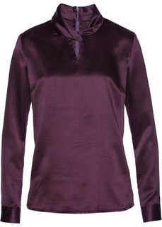 Сатиновая блузка (цвет бузины) Bonprix