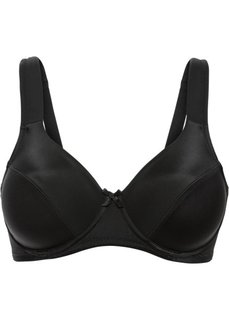 Бюстгальтер из органического хлопка, чашка D (черный) Bonprix