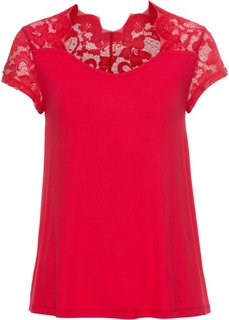 Футболка (красный) Bonprix