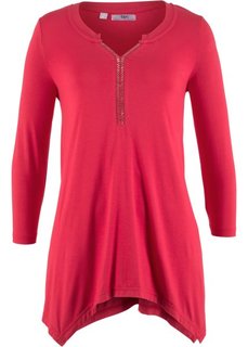Футболка с рукавом 3/4 (красный) Bonprix