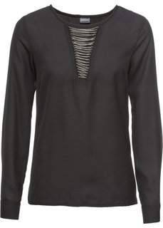Блузка (черный) Bonprix