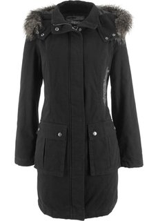 Пальто с вышивкой (черный) Bonprix