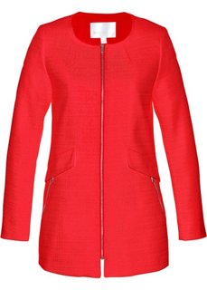 Длинный пиджак из букле (клубничный) Bonprix