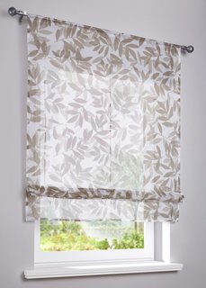 Рулонная штора Инга, кулиска (белый/песочный) Bonprix