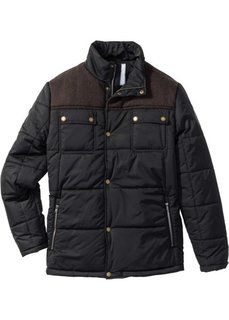 Зимняя куртка Regular Fit на ватиновой подкладке (черный) Bonprix