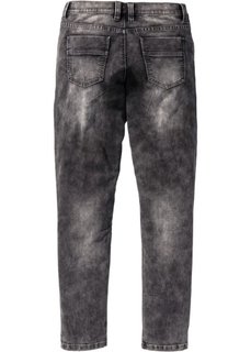 Трикотажные джинсы Skinny Fit Straight, длина (в дюймах) 32 (серый деним) Bonprix