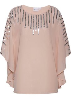 Туника с пайетками (бежевый матовый) Bonprix