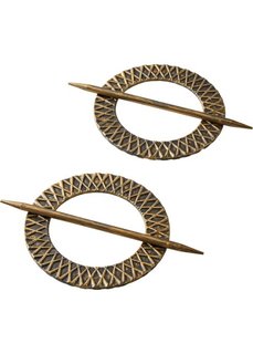 Подхваты Инга (2 шт.) (золотистый) Bonprix