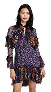 Anna Sui Birds &amp; Roses Dress