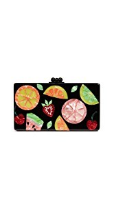 Edie Parker Jean Fruit Cocktail Clutch