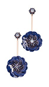 Kate Spade New York Snowy Nights Sequin Linear Statement Earrings