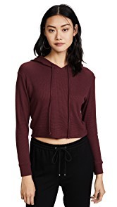 LNA Crop Thermal Hoodie