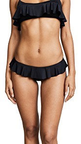 Milly Vita Solid Ruffle Cheeky Bottoms