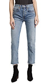 RE/DONE Stovepipe Crop Jeans