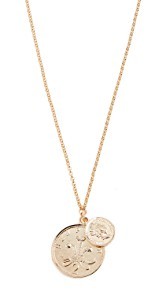 Shashi Warrior Double Pendant Necklace