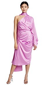 Solace London Sorina Side Twist Dress