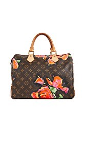 What Goes Around Comes Around LV Roses Speedy 30 Bag (Previously Owned )