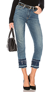 Прямые укороченные джинсы с высокой посадкой zoeey - Hudson Jeans
