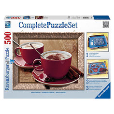 Пазл с рамкой "Чашка капучино" Ravensburger, 500 деталей