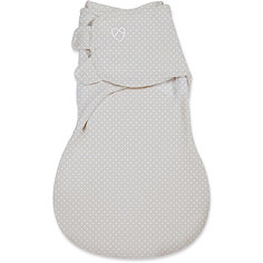 Конверт на липучке с двумя способами фиксации Wrap Sack, размер S/M, серый/звезды Summer Infant