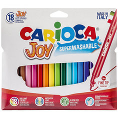 Набор фломастеров CARIOCA JOY, 18 цв., в картонном конверте с европодвесом