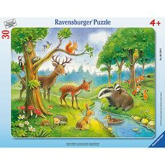 Пазл "Лесные животные" 30 шт Ravensburger