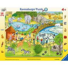 Пазл "Весёлый зоопарк" 24 шт Ravensburger