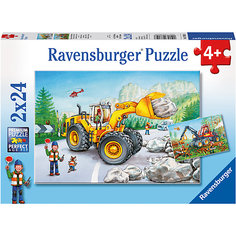 Пазл «Землекопы» 2х24шт Ravensburger