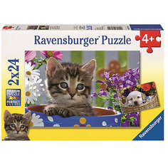 Пазл «Милые друзья»  2х24шт Ravensburger