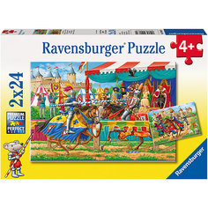 Пазл «Рыцари» 2х24шт Ravensburger