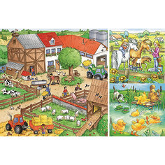 Пазл «Животные на ферме»  3х49шт Ravensburger