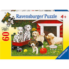 Пазл «Собаки в саду» 60 шт Ravensburger