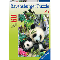 Пазл «Панда и малыш» 60 шт Ravensburger