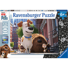 Пазл "Тайная жизнь домашних животных. Макс и друзья" XXL 100 шт Ravensburger