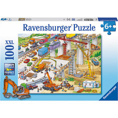 Пазл "Дорожная стройка" XXL 100 шт Ravensburger