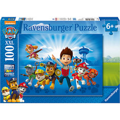 Пазл "Щенячий патруль спешит на помощь" XXL 100 шт Ravensburger