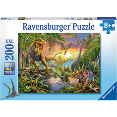 Пазл "Опасные динозавры" XXL 200 шт Ravensburger