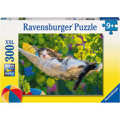 Пазл «Кошка в гамаке» XXL 300 шт Ravensburger