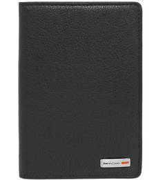 Черная кожаная обложка для автодокументов Gianni Conti