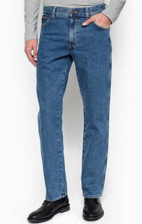 Синие джинсы прямого кроя Wrangler