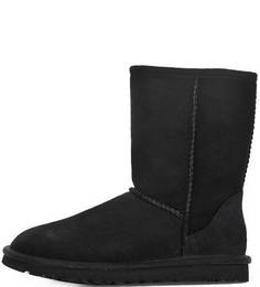 Черные теплые полусапоги UGG Australia