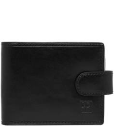 Черная кожаная визитница Sergio Belotti